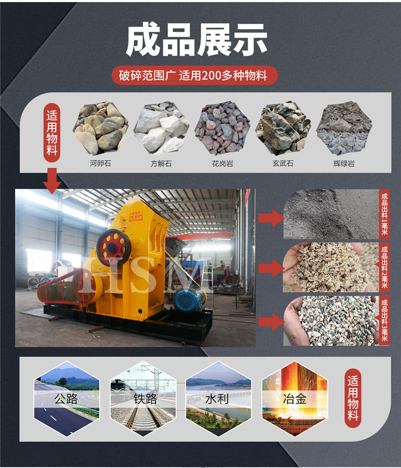 雙級(jí)破碎機(jī)適應(yīng)物料 雙級(jí)破碎機(jī)適應(yīng)物料
